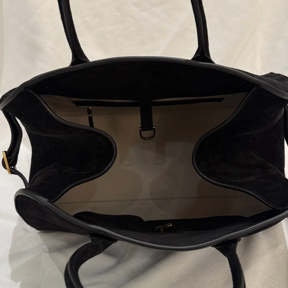 NWT The Row Soft Margaux 15 Bag in Suede - Picture 7 of 9